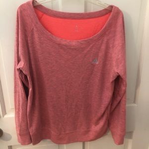 Pink Adidas soft sweatshirt L